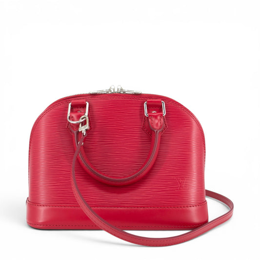 Louis Vuitton Alma BB epi Fuchsia