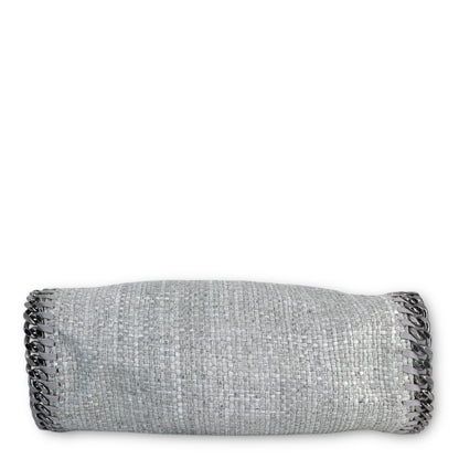 Stella McCartney Falabella Woven Raffia grau