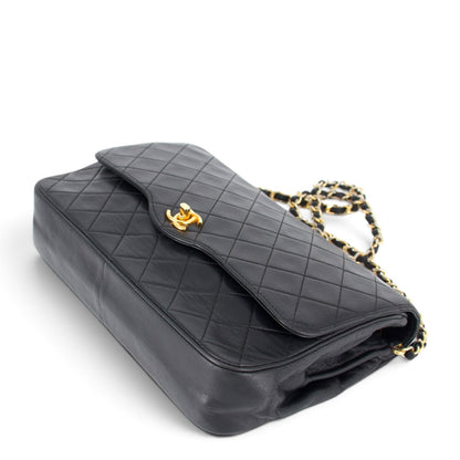 Chanel Matelassé Lammleder schwarz