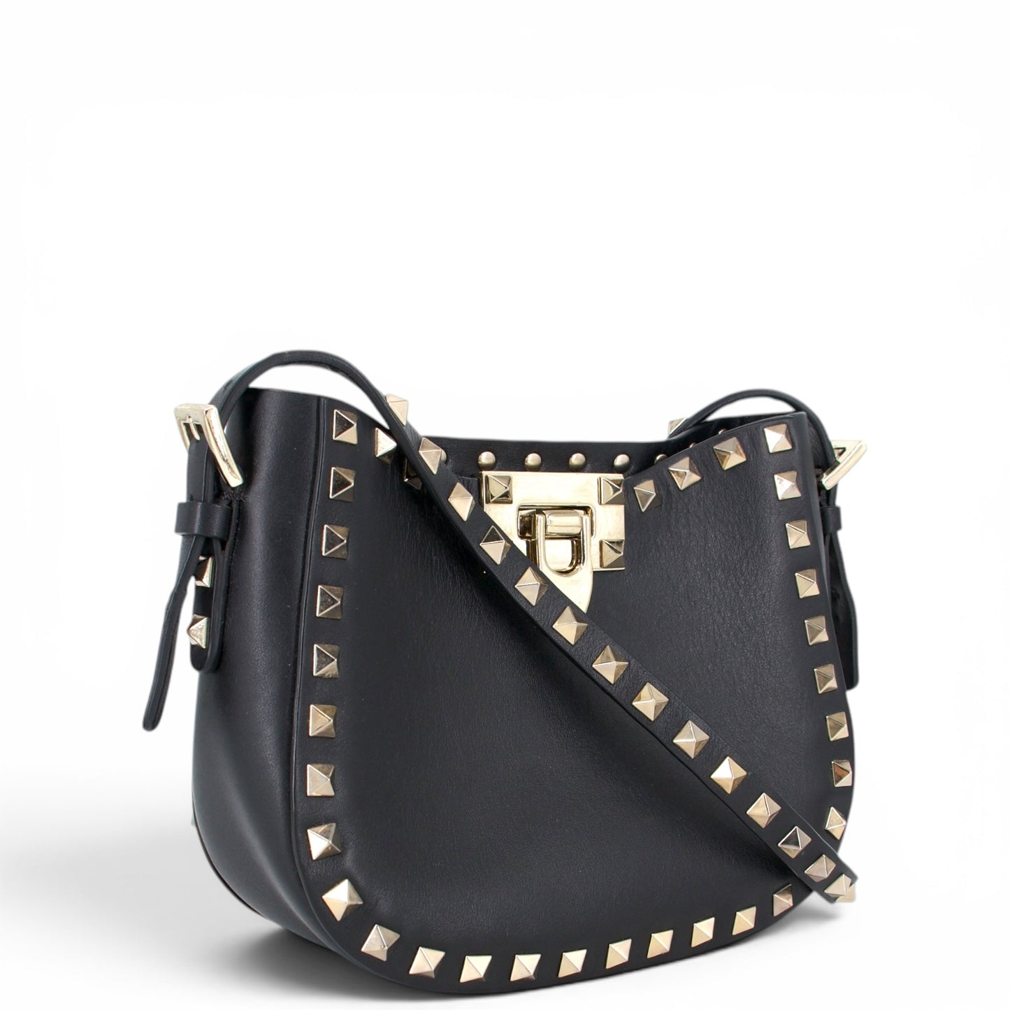 Valentino Rockstud Umhängetasche schwarz