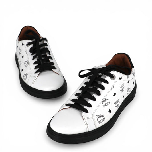 MCM Sneaker Visetos weiss Gr. 37