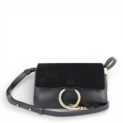 Chloé Faye Umhängetasche schwarz