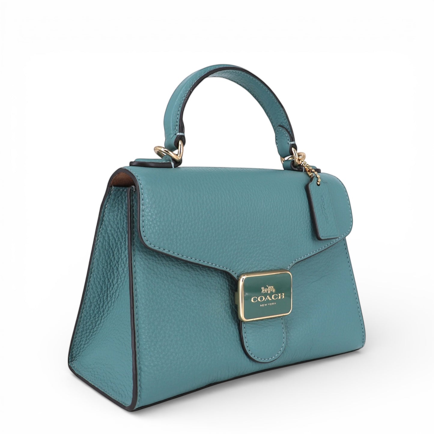 Coach Pepper Satchel petrol