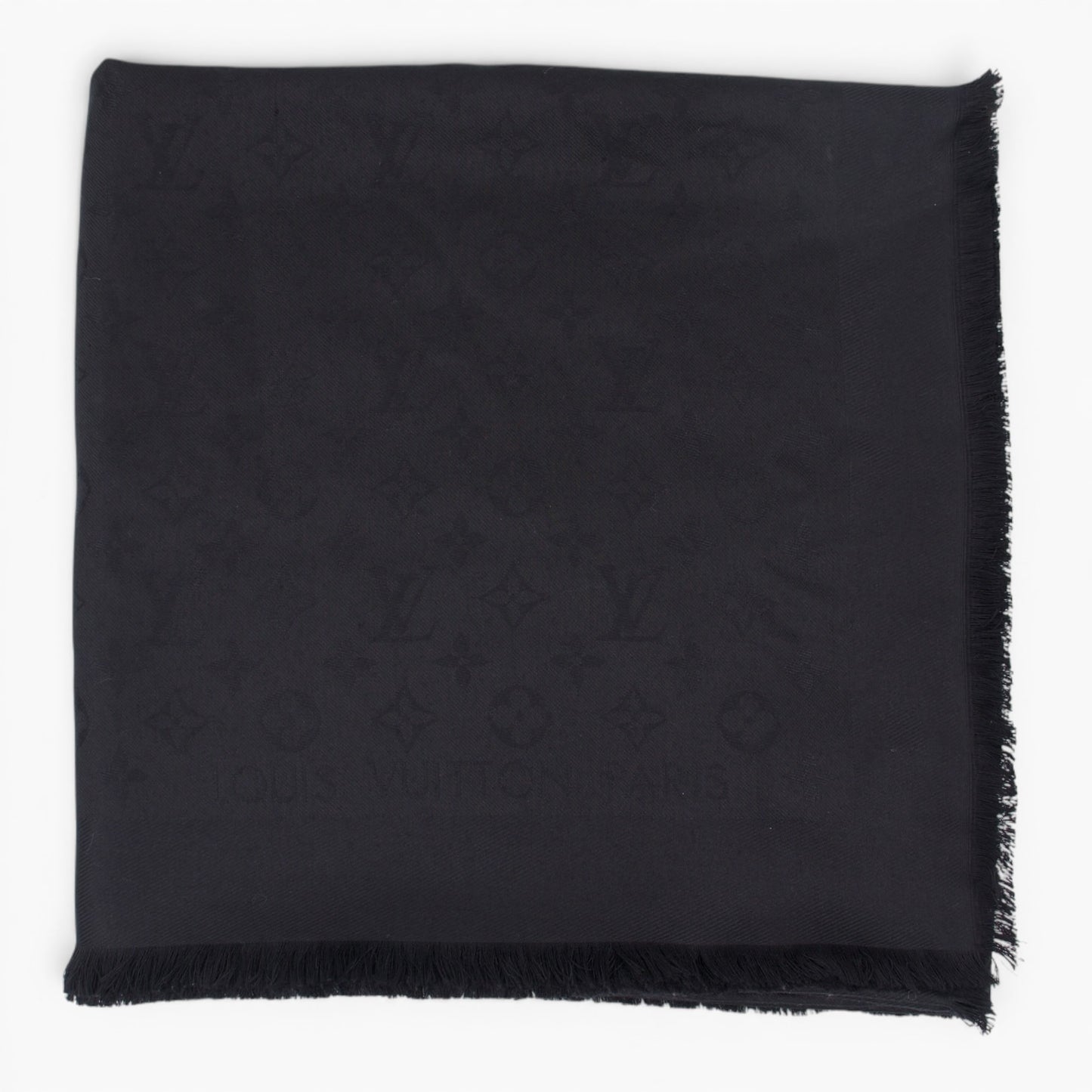 Louis Vuitton Monogram Schal schwarz