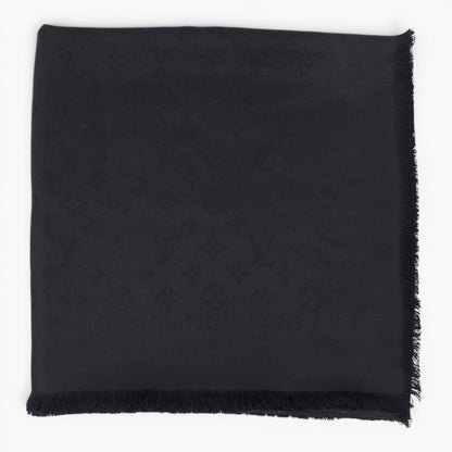 Louis Vuitton Monogram Schal schwarz