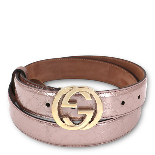 Gucci Gürtel Guccissima rosé Gr. 90