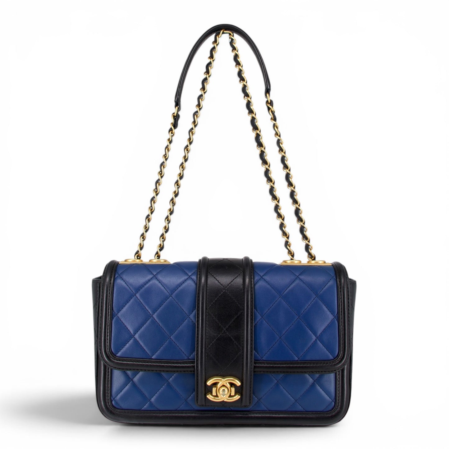 Chanel Tasche schwarz/blau