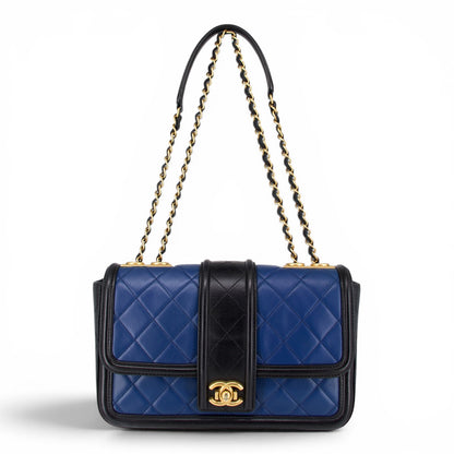 Chanel Tasche schwarz/blau