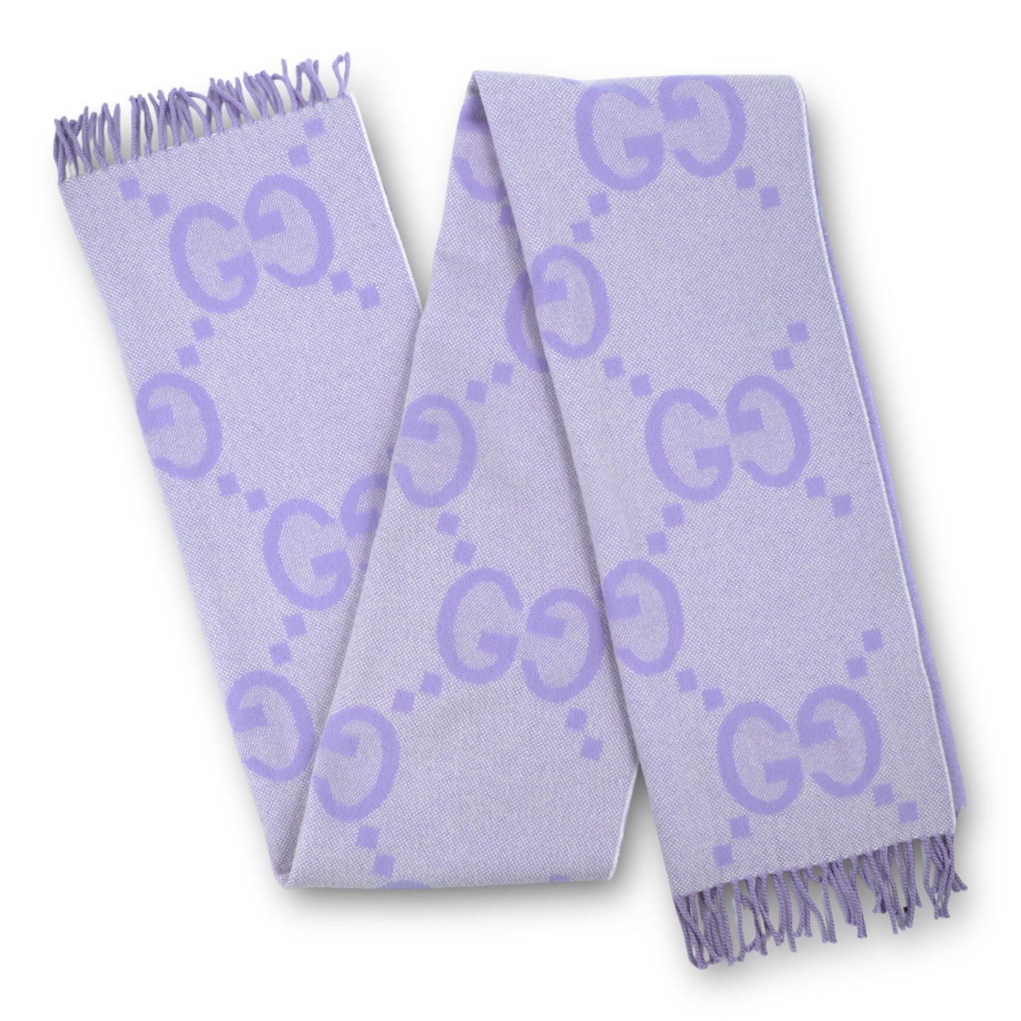 Gucci Schal reversible lavendel/lila