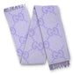 Gucci Schal reversible lavendel/lila