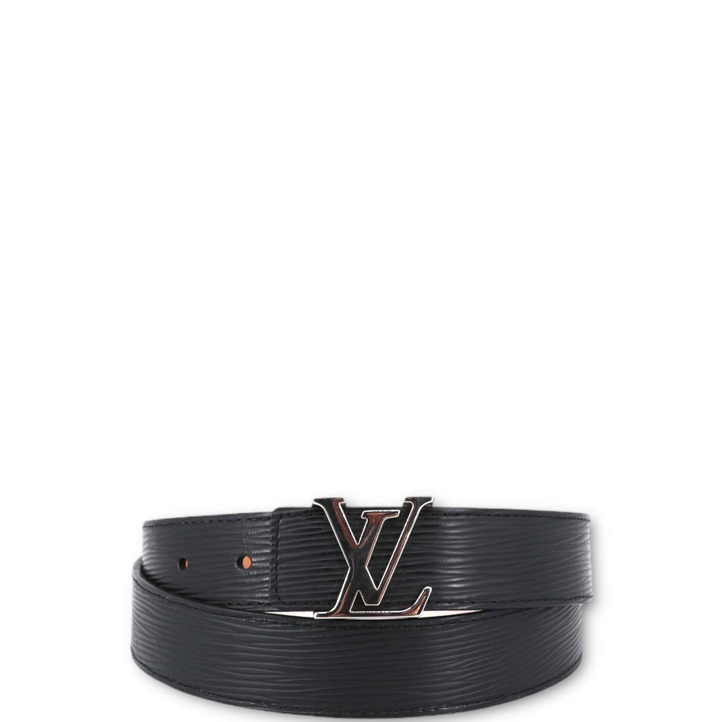 Louis Vuitton Initiales Gürtel epi schwarz