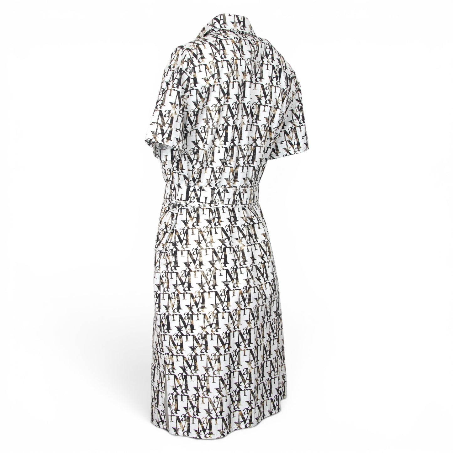 Max Mara Kleid weiss gemustert Gr. 38