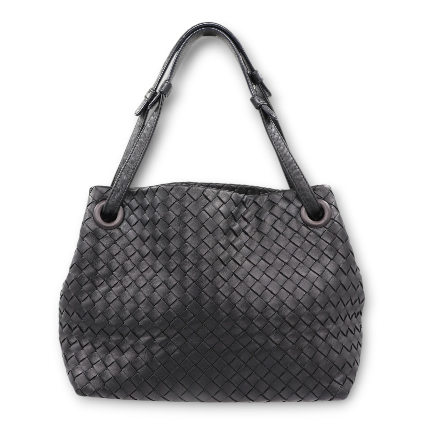 Bottega Veneta Small Garda Intrecciato schwarz