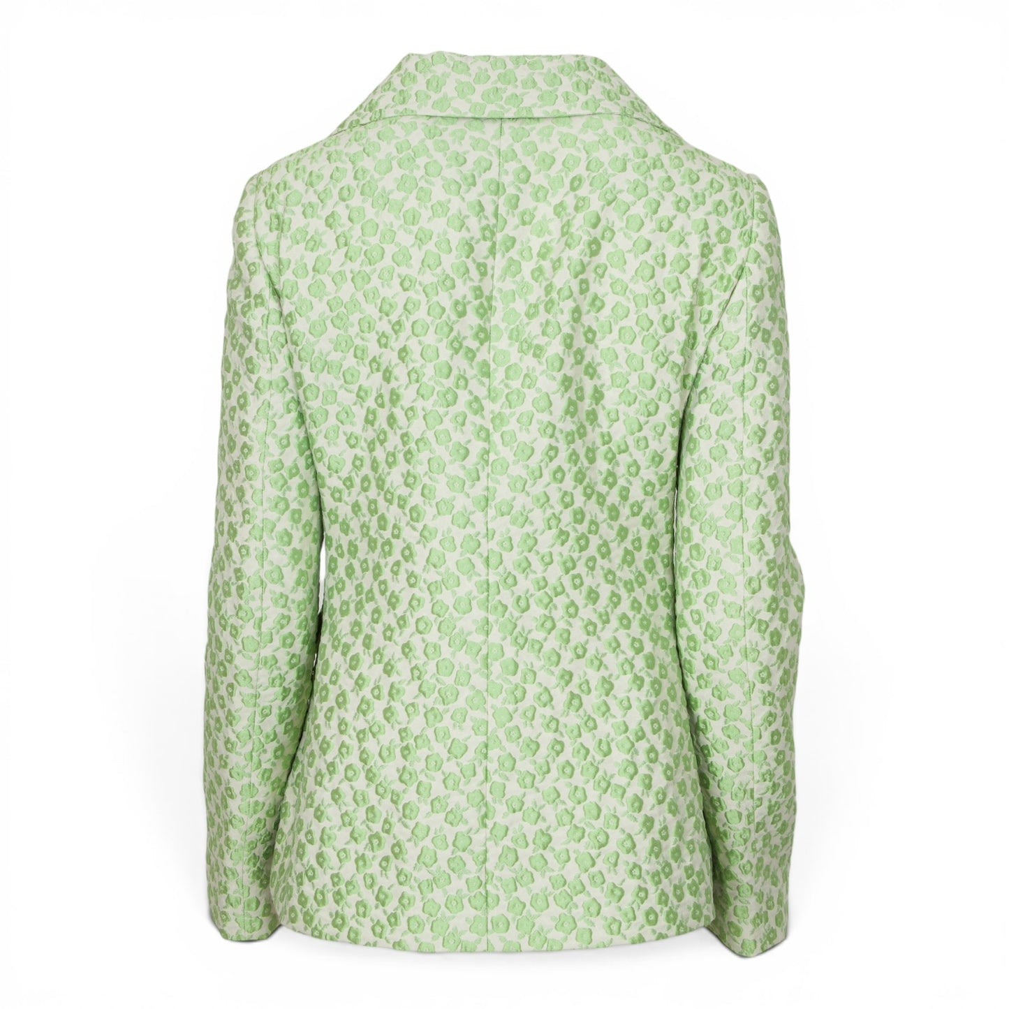 Moschino Blazer crème/grün geblümt Gr. 38
