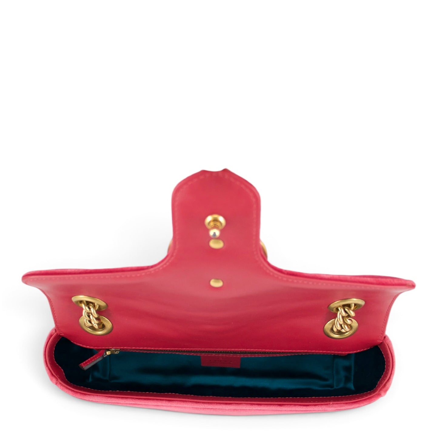 Gucci GG Marmont Samt raspberry