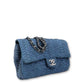 Chanel Ultra Stitch Flap Python blau
