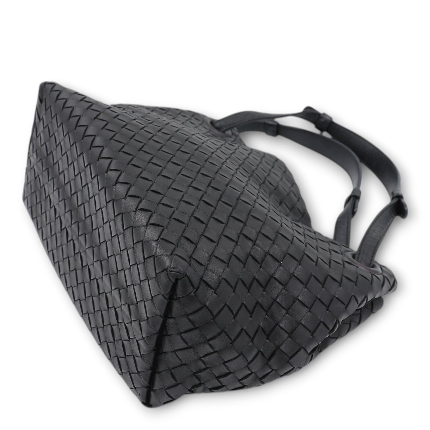 Bottega Veneta Small Garda Intrecciato schwarz