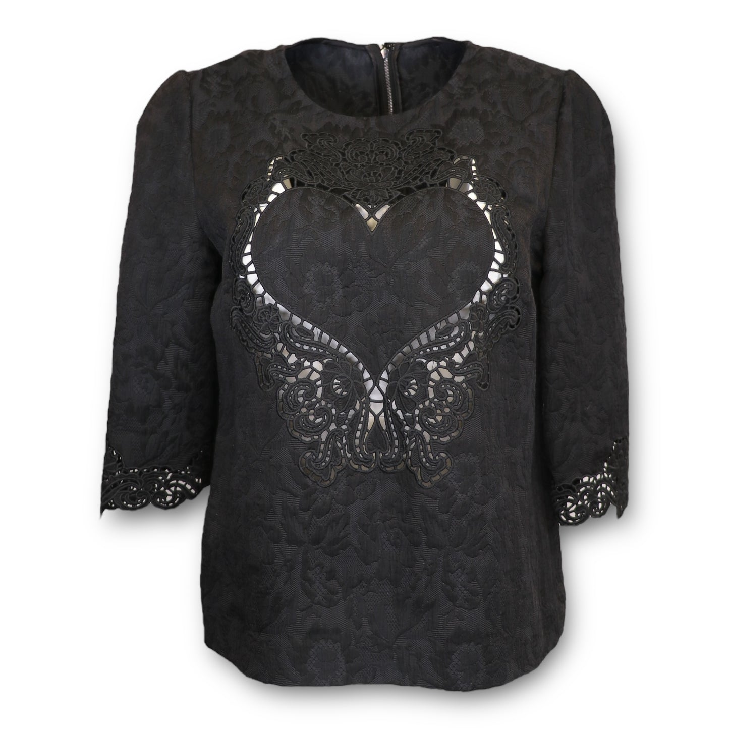 Dolce & Gabbana Oberteil Brokat schwarz Gr. 40