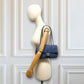 Chanel Ultra Stitch Flap Python blau