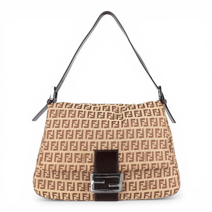 Fendi Mamma baguette Zucchino beige