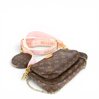 Louis Vuitton Multi Pochette Monogram rosa