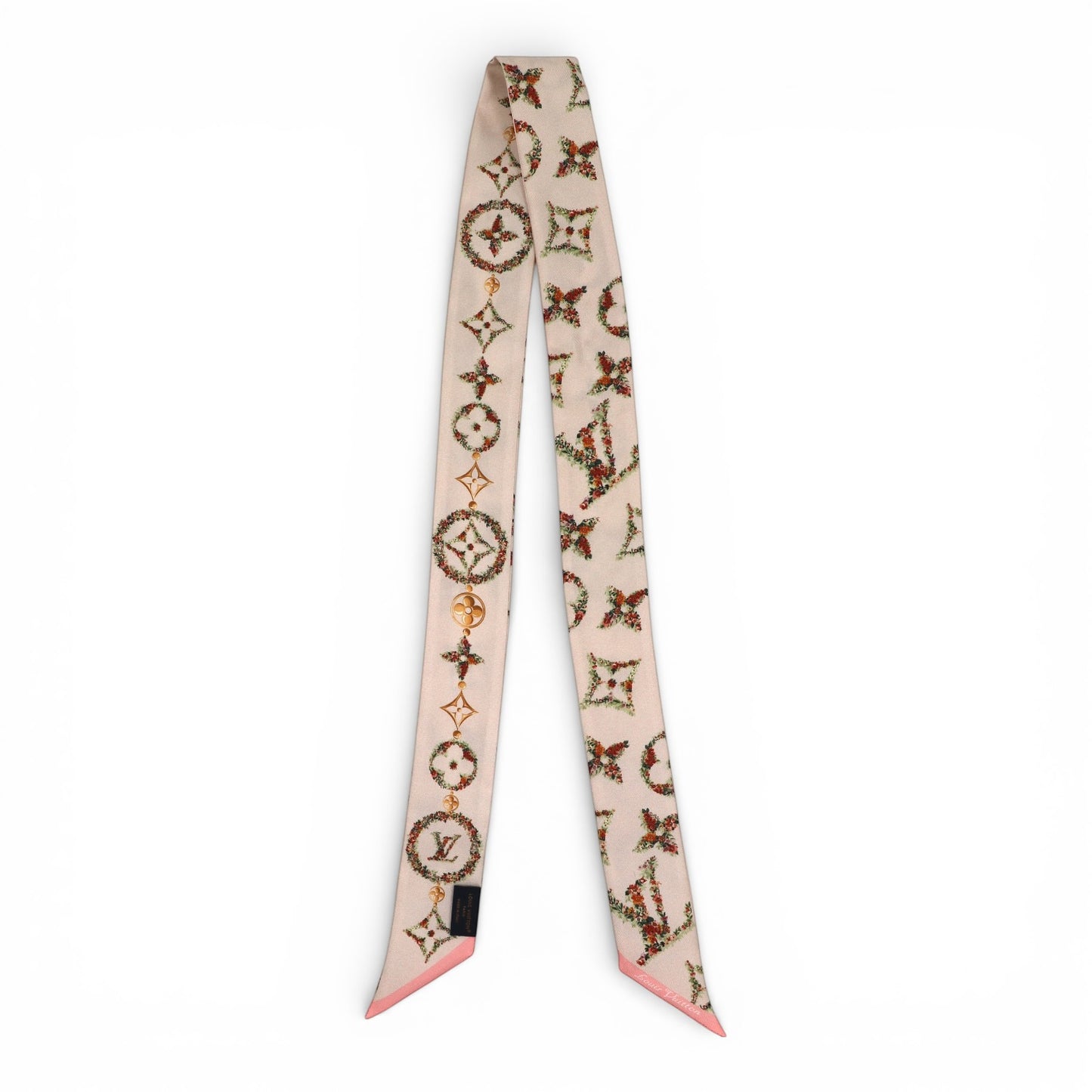 Louis Vuitton Bandeau "Monogram Flowers BB" rosa