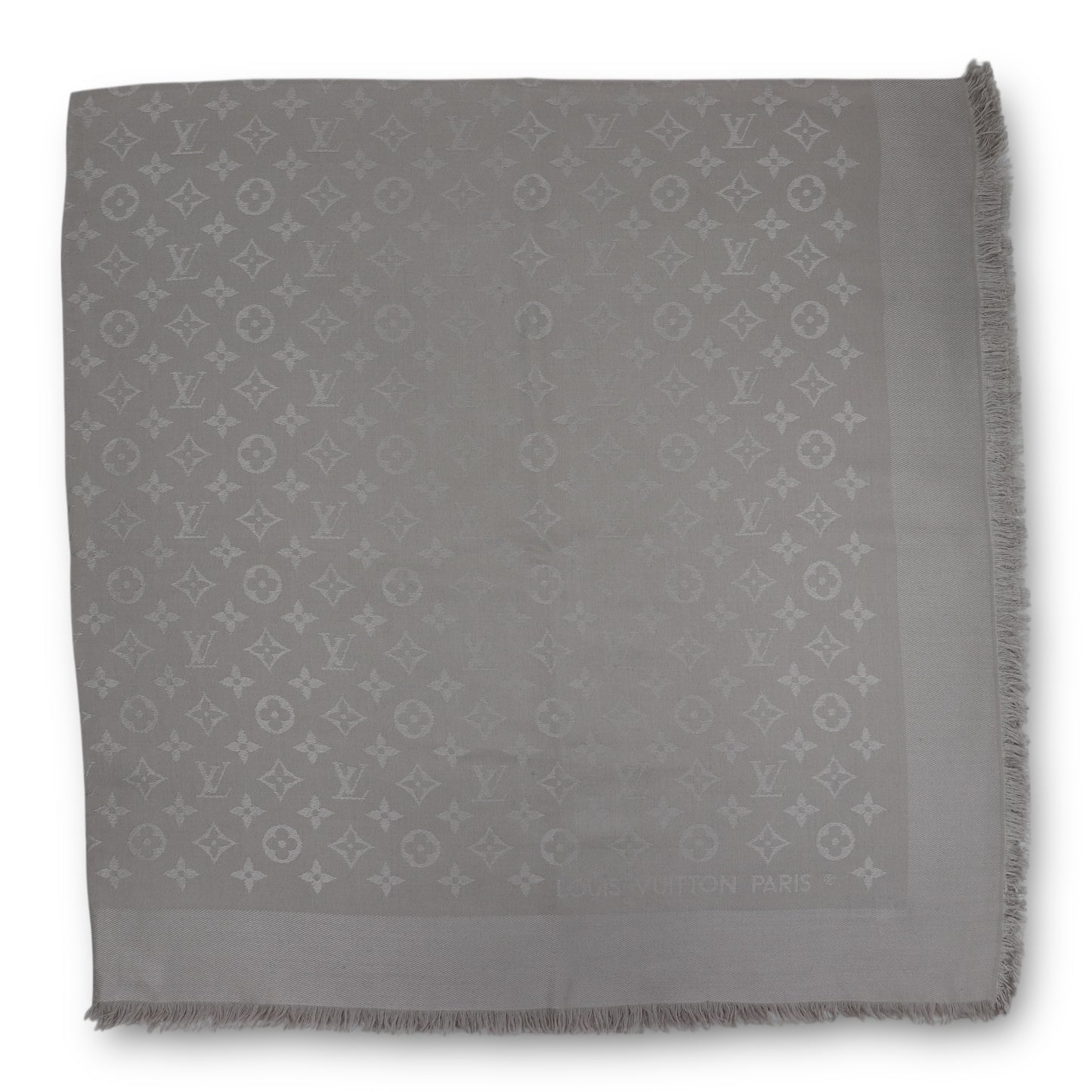Louis Vuitton Monogram Schal grau