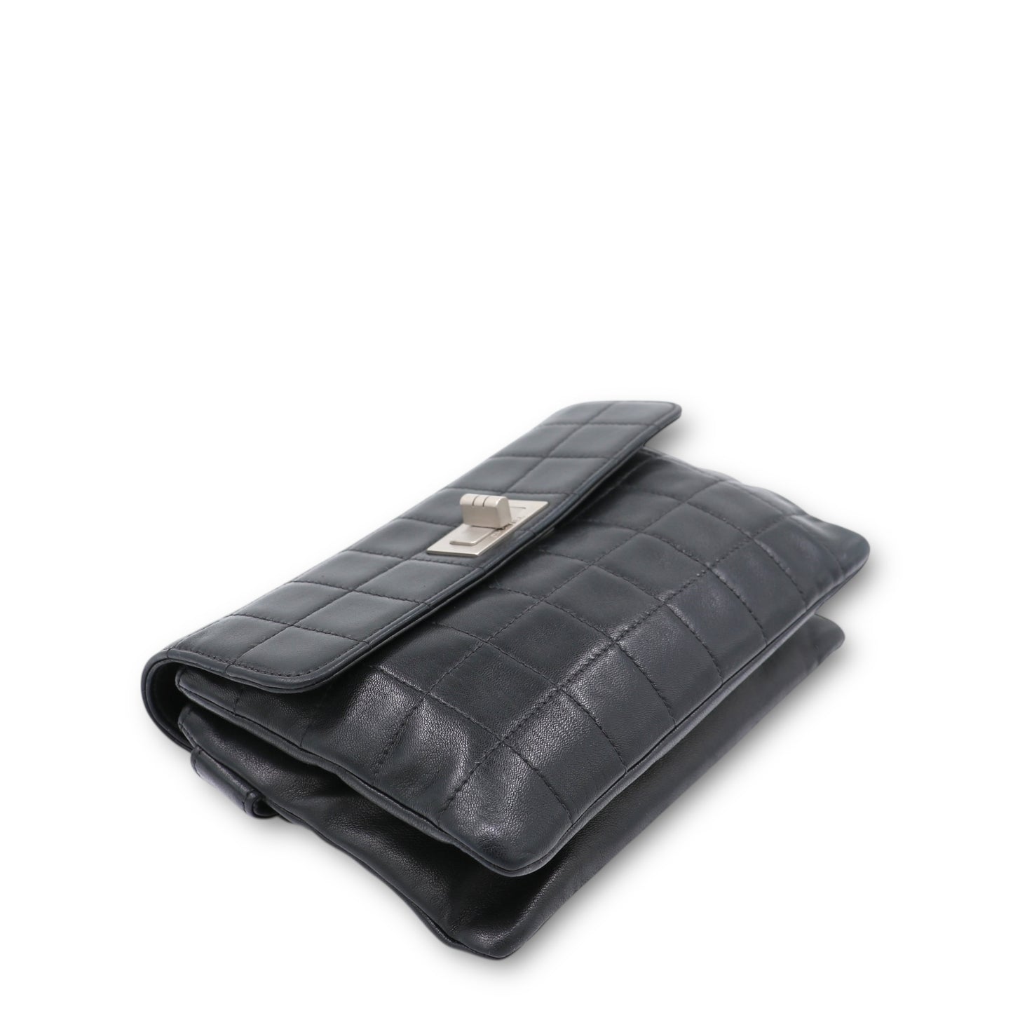 Chanel Chocolate bar Clutch schwarz