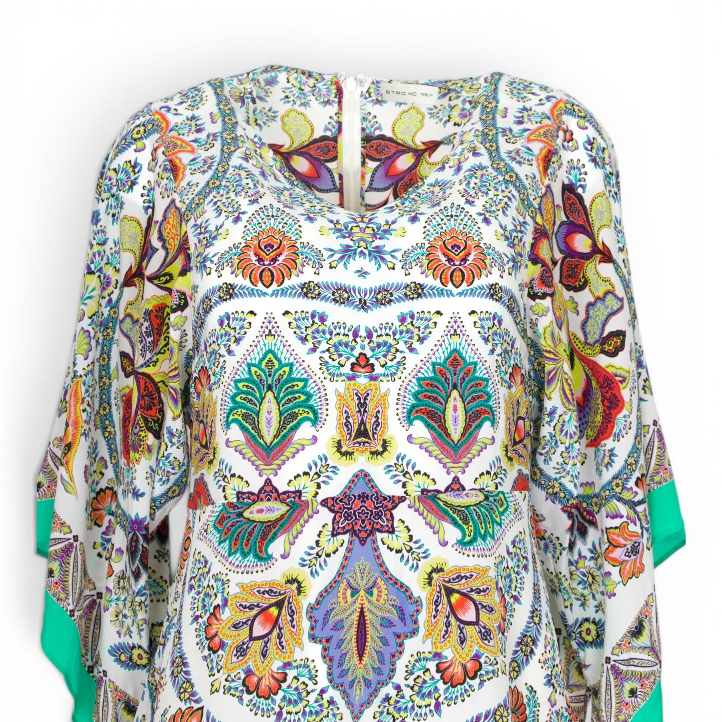 Etro Bluse weiss gemustert IT 40 DE 36