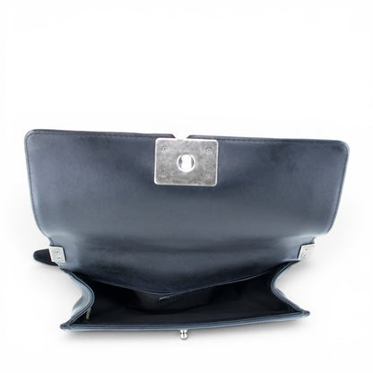 Chanel Medium Boy schwarz RHW