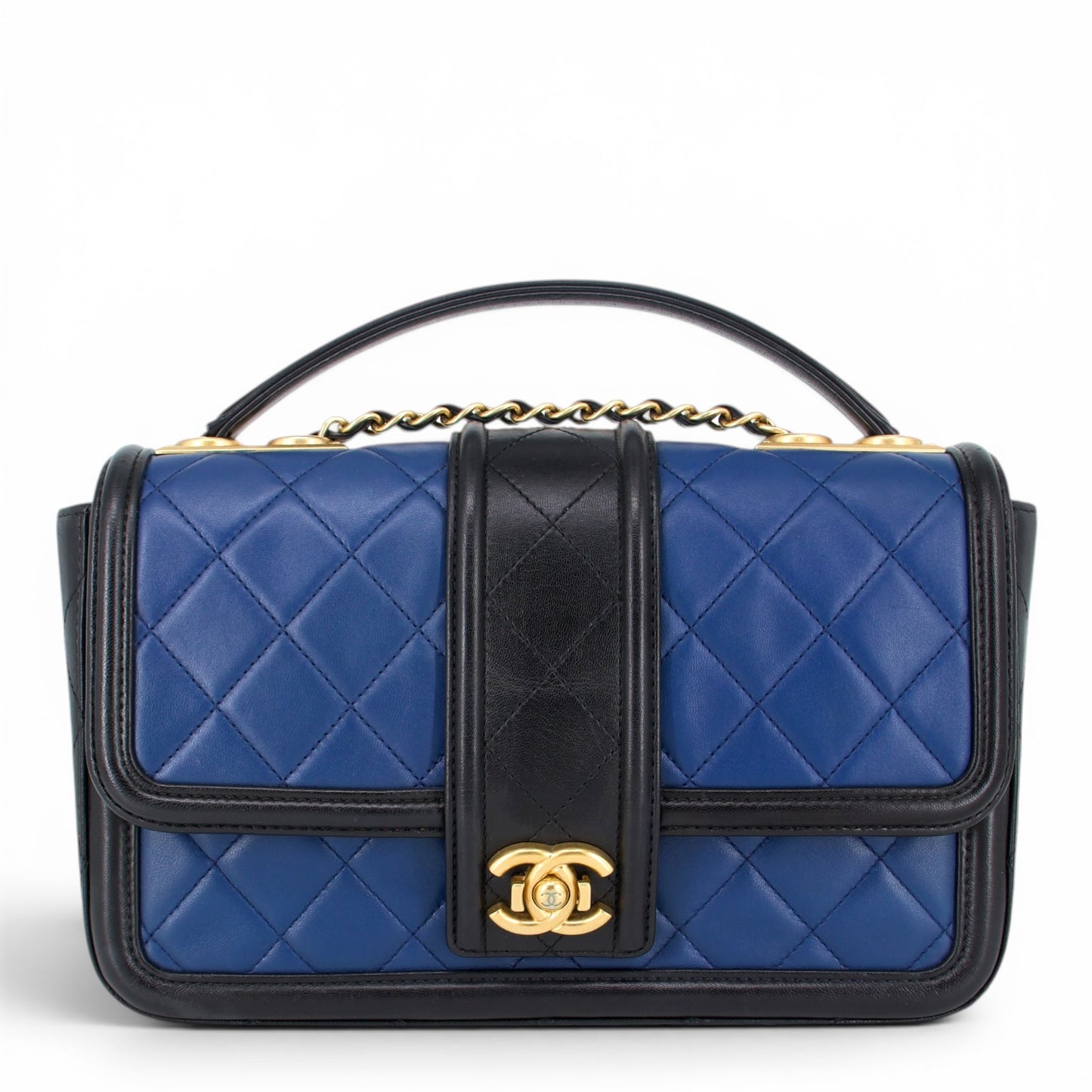 Chanel Tasche schwarz/blau