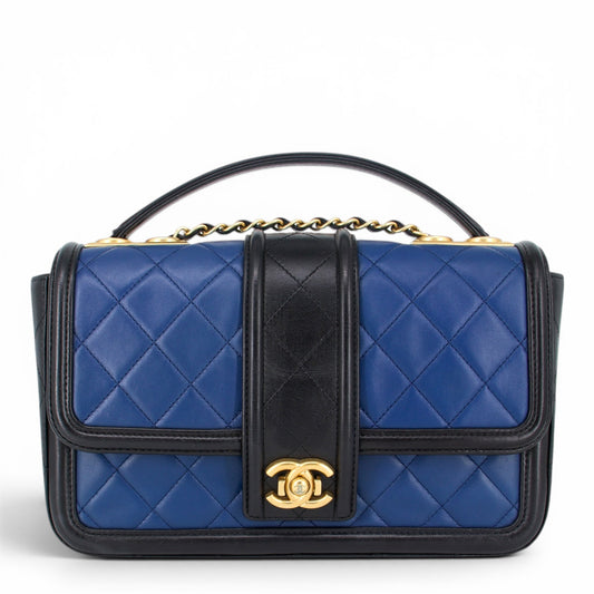 Chanel Tasche schwarz/blau