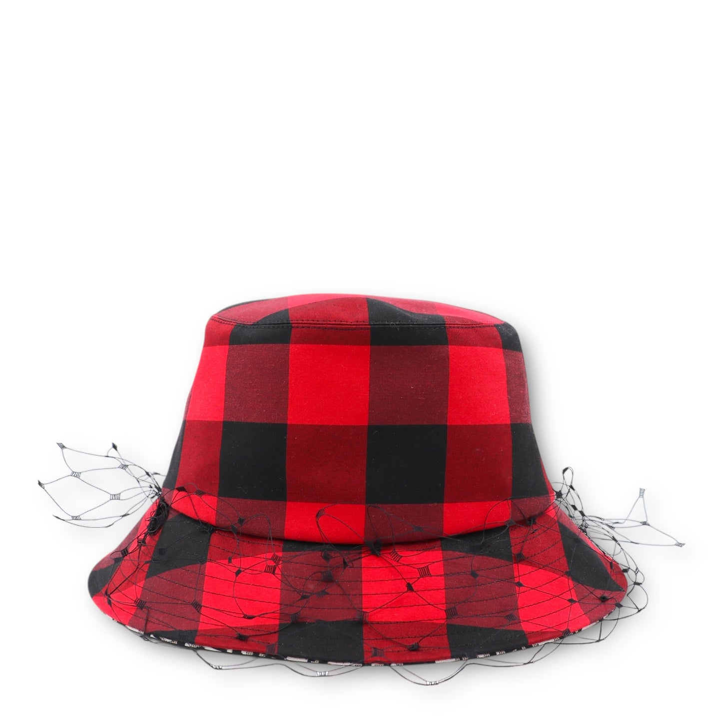 Dior Teddy-D Hut rot kariert Gr. 56