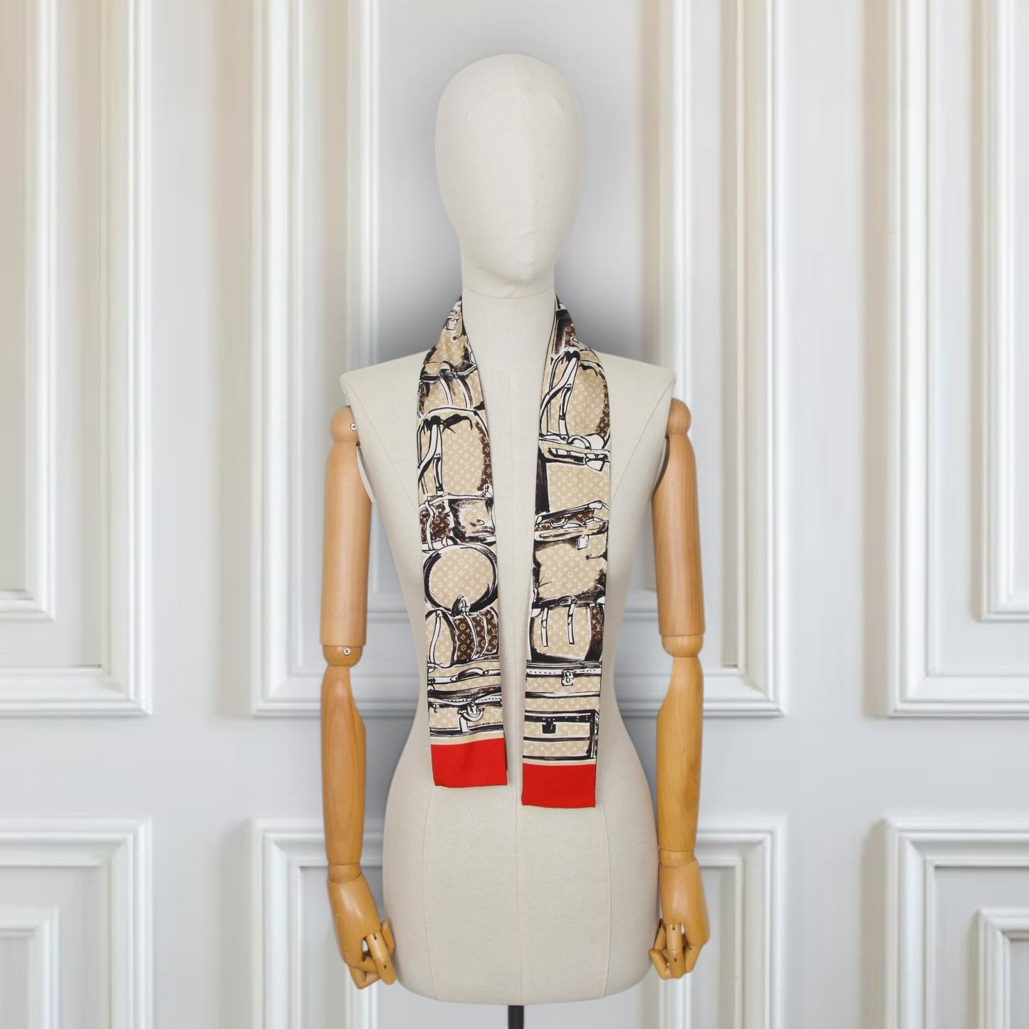 Louis Vuitton Bandeau Trunks beige/rot