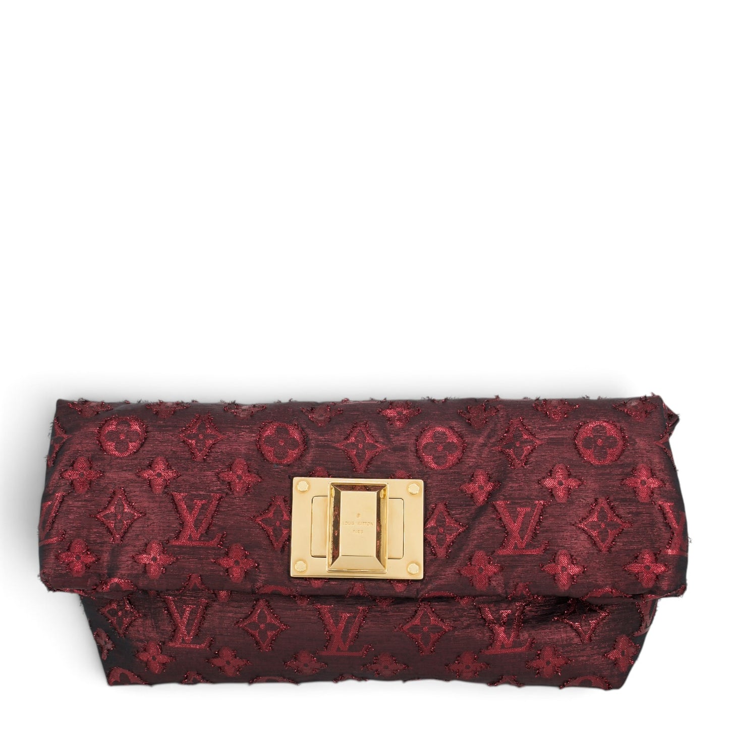 Louis Vuitton Altair Clutch Lurex Bordeaux