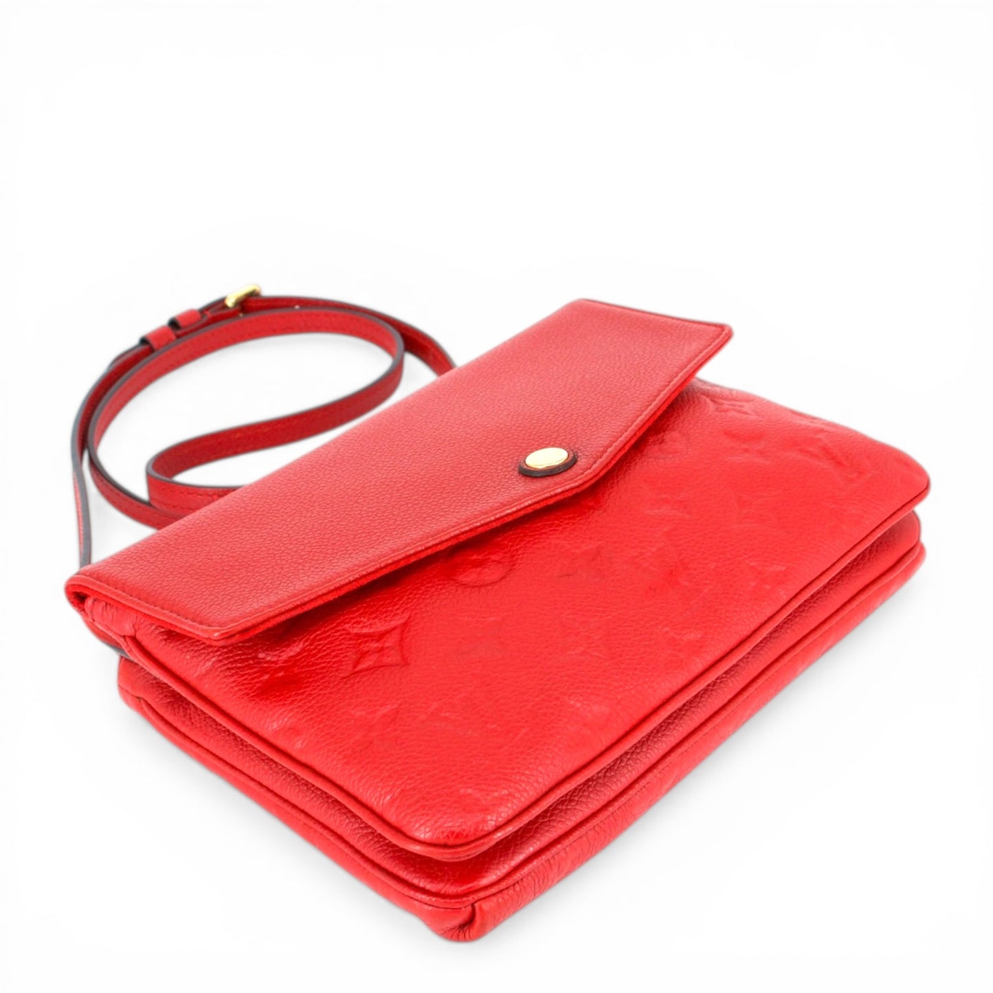 Louis Vuitton Twice empreinte rot