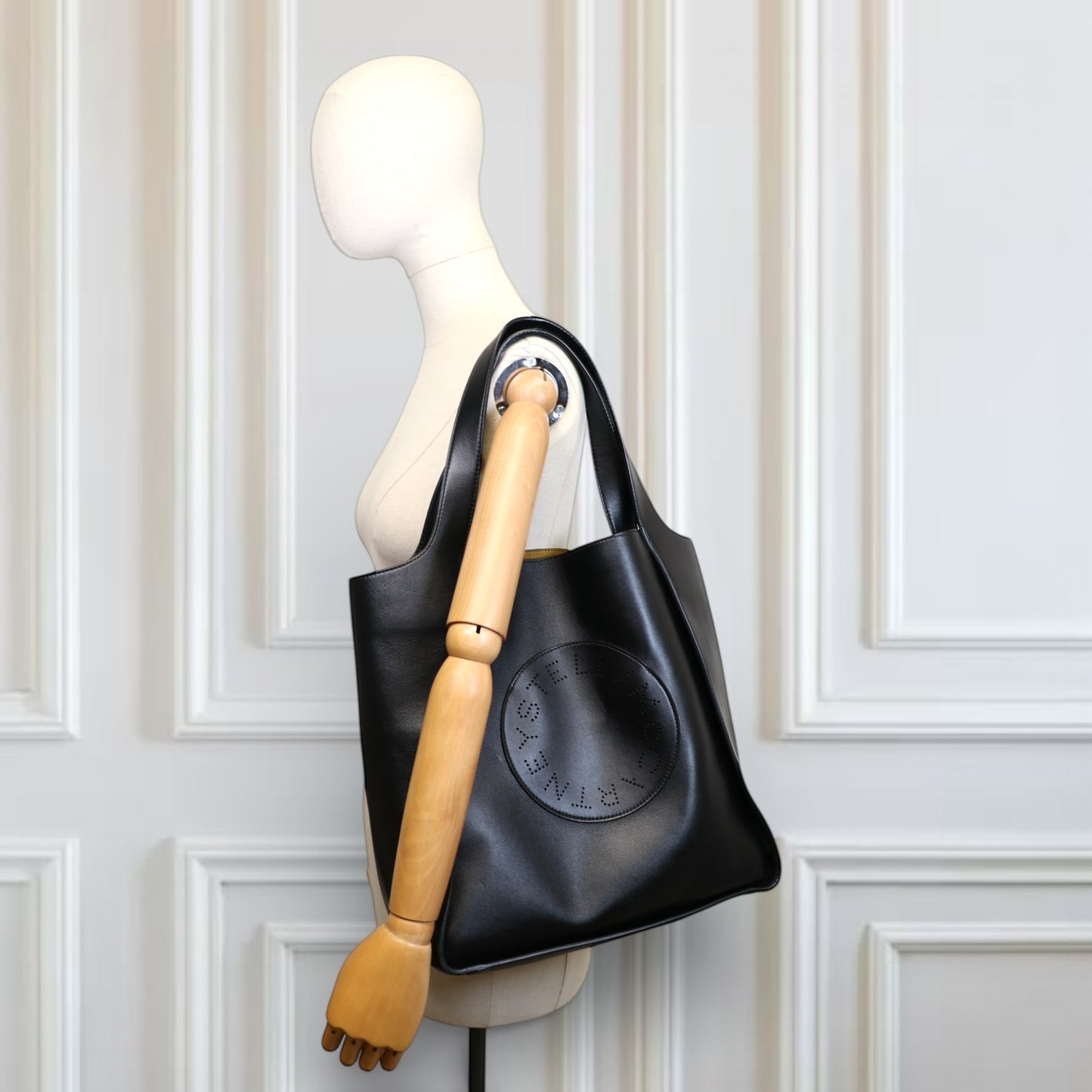 Stella McCartney Stella Logo Shopper schwarz