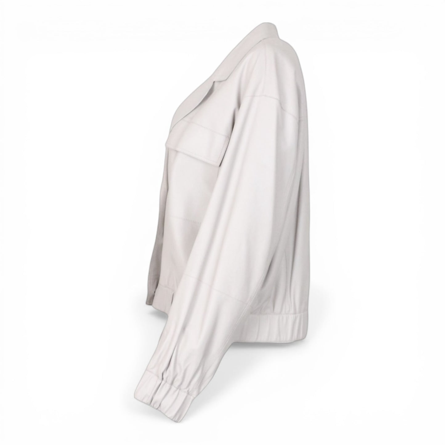 Lafayette 148 Lederjacke grau Gr. M