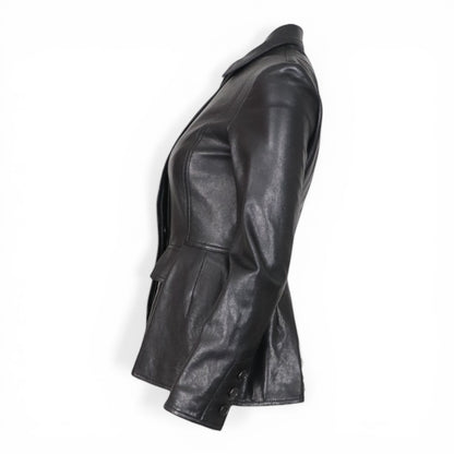 Dior Lederjacke schwarz FR 38 DE 36