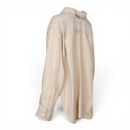 Balenciaga Bluse Seide beige Gr. 34