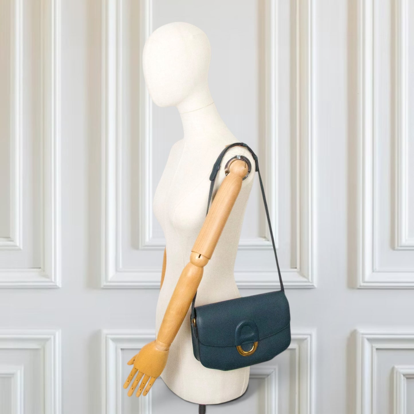 Hermès Cherche Midi 25 Evercolor Bleu océan
