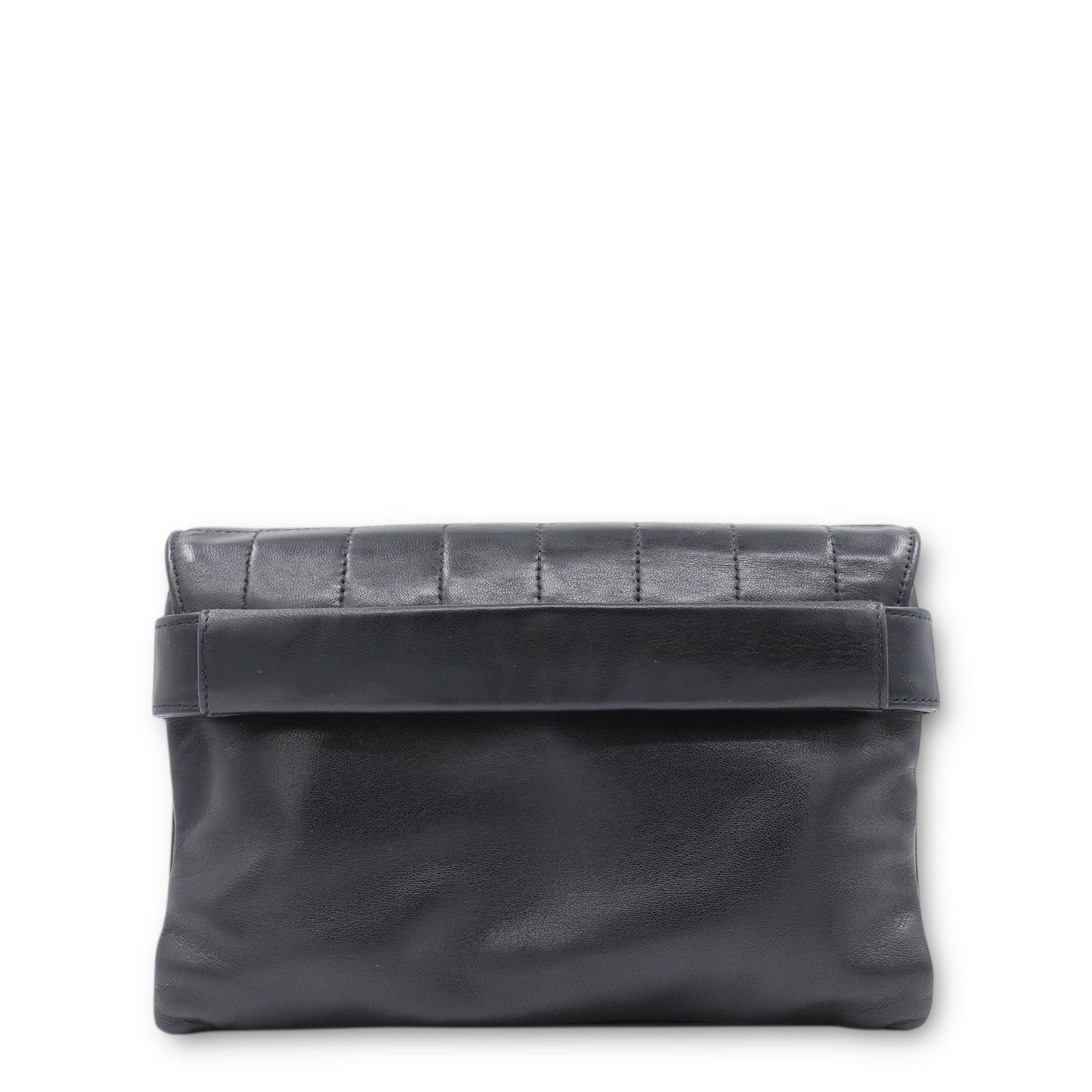 Chanel Chocolate bar Clutch schwarz