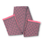 Gucci Schal reversible grau/rosa