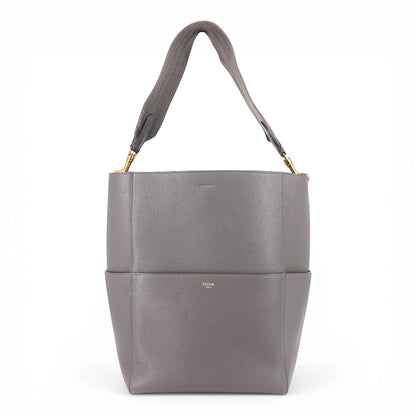Celine Seau sangle Beuteltasche grau