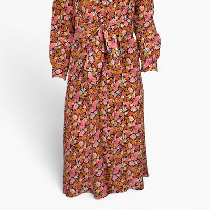 Weekend Max Mara Kleid Seide geblümt Gr. 36