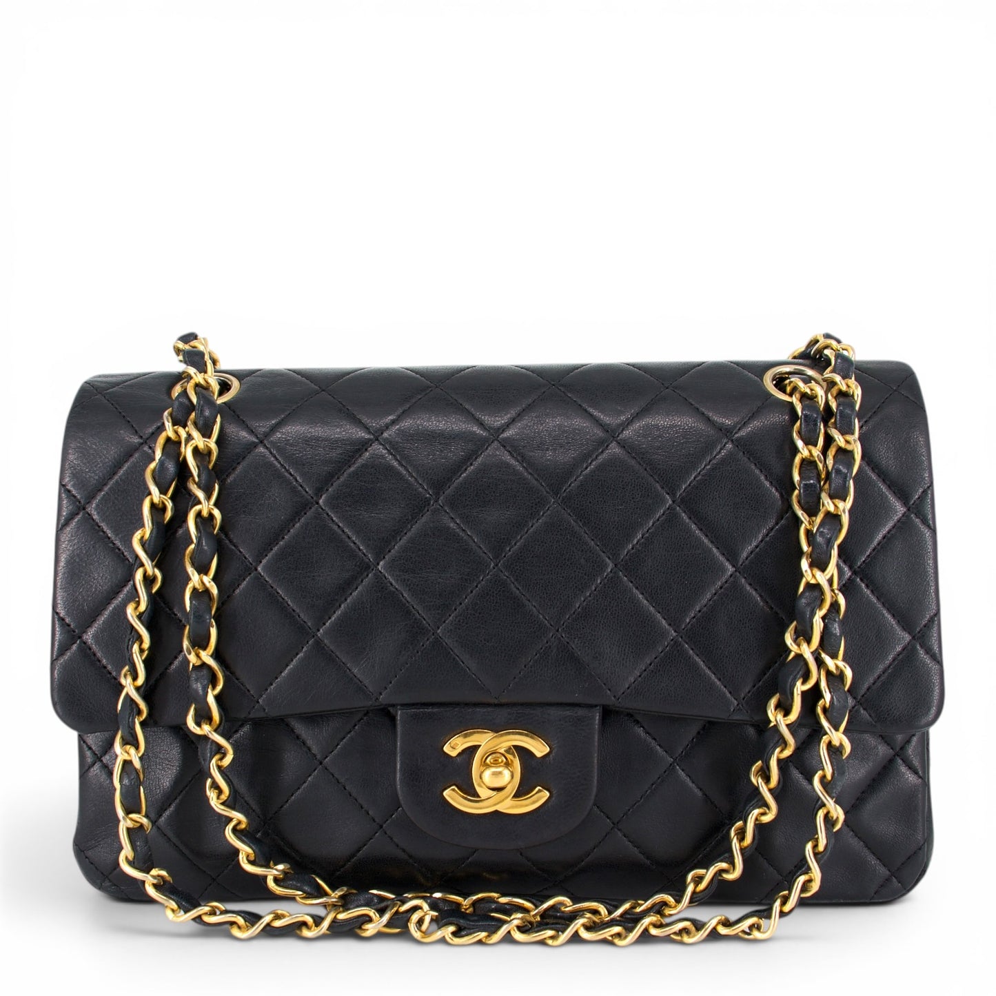 Chanel Timeless Medium schwarz GHW