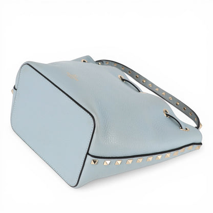 Valentino Rockstud Beuteltasche hellblau