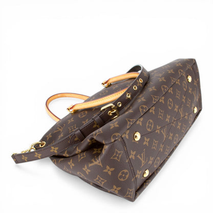 Louis Vuitton Pallas MM Monogram safran
