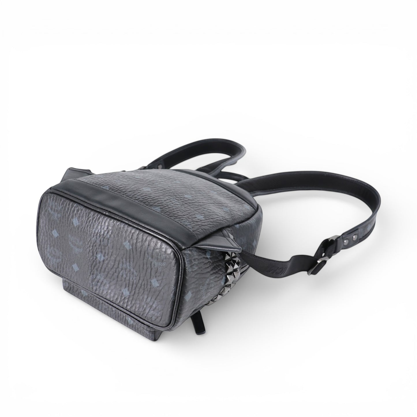 MCM Mini Stark Rucksack Visetos schwarz