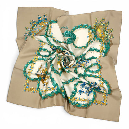 Hermès Carré "Le sacre du Printemps" beige